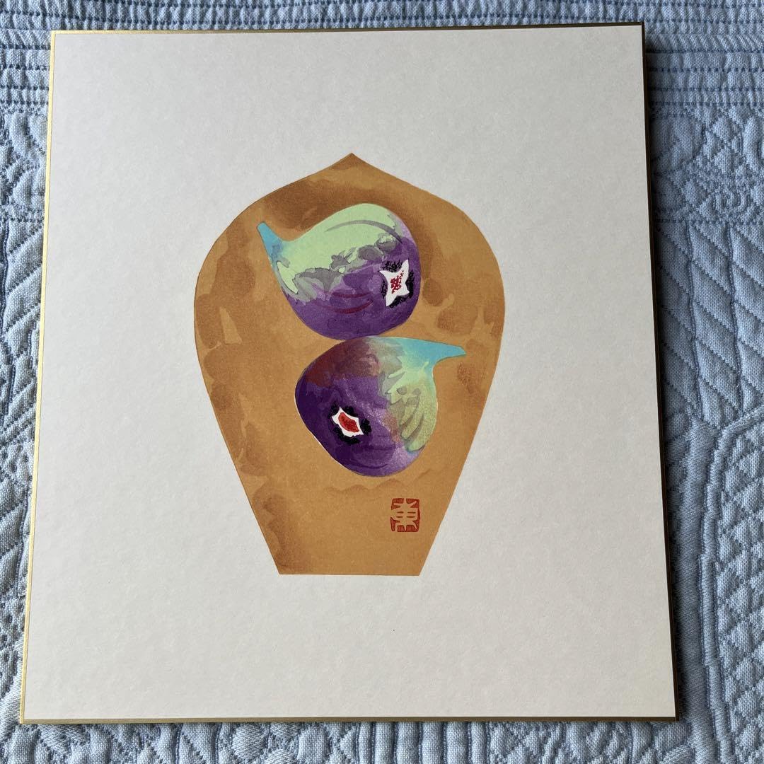 版画 徳力富吉郎 薬師寺 散華 持戒の組 色紙 7枚 木版画 桐箱 【東山魁